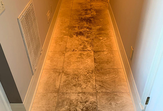 Travertine Cleaning and Sealing Before