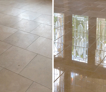 Travertine Cleaning and Sealing