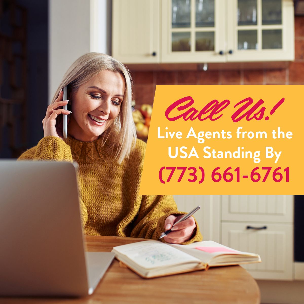 Call Us! Live Agents from the USA Standing By